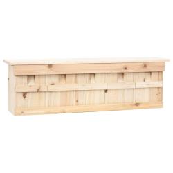 Maison pour moineau avec 5 chambres 68x15x21 cm Bois de sapin alsavelo