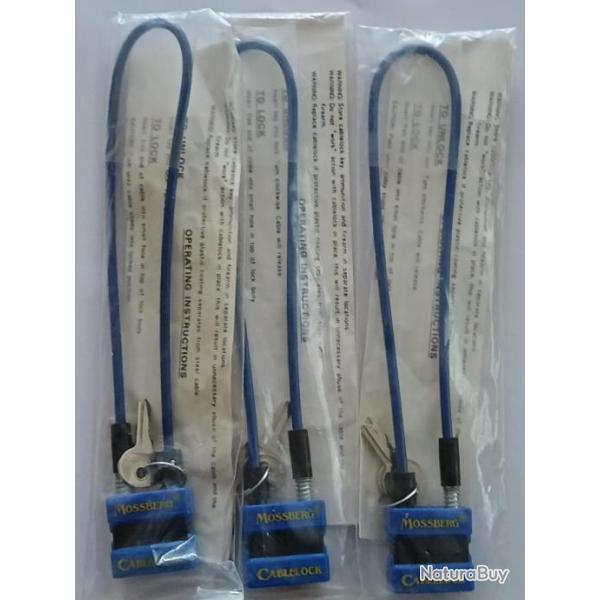 LOT DE 3 VERROUS DE PONTET MOSSBERG