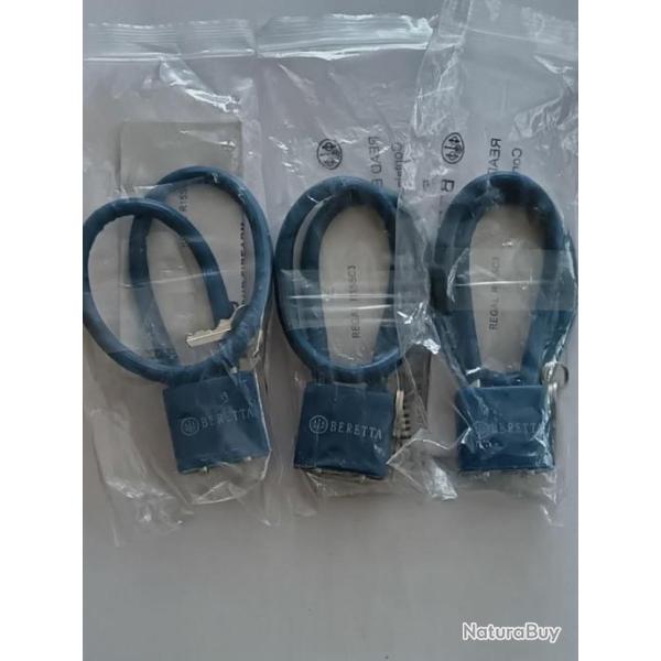LOT DE 3 VERROUS DE PONTET BERETTA