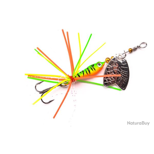 Cuiller Tournante Spro Larva Mayfly Micro Spinner 4g Firetiger
