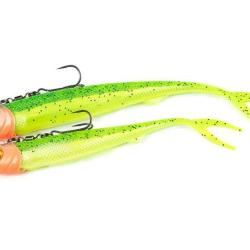 Leurre Souple Fox Rage Pelagic Ready Rig Slick Finesse 21cm 60g 21cm Lemon Tiger A l'unit&eacute;