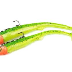 Leurre Souple Fox Rage Pelagic Ready Rig Slick Fast 18cm Lemon Tiger 40g A l'unit&eacute; 18cm
