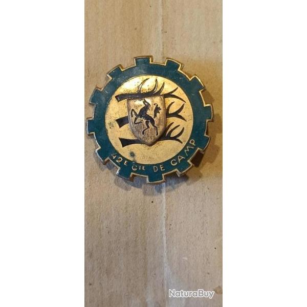 Insigne 42 Compagnie de Camp 5 Division blinde FFA DRAGO ROMAINVILLE (1248)