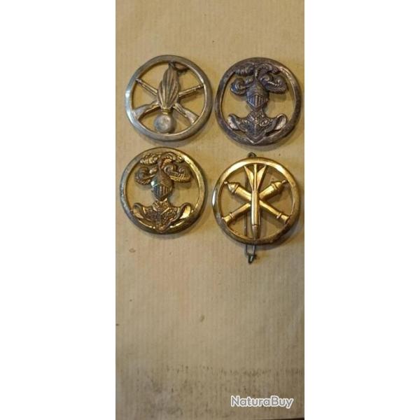 lot de 4 Insignes de bret (1252)