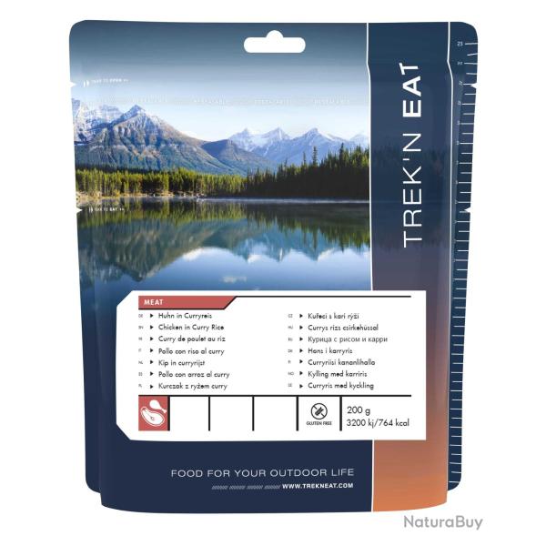 Trek'n Eat - Curry de poulet au riz