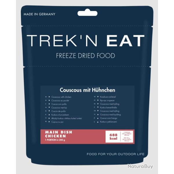 Trek'n Eat - Couscous au poulet et aux l�gumes Lyophilis�