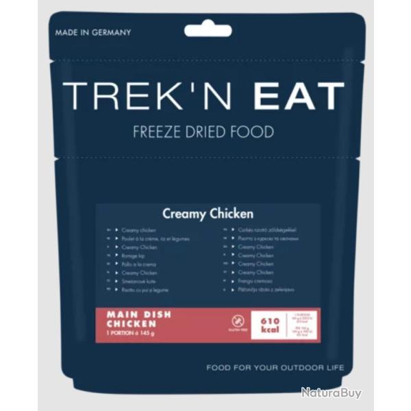 Trek'n Eat - Poulet � la cr�me, riz et l�gumes Lyophilis�