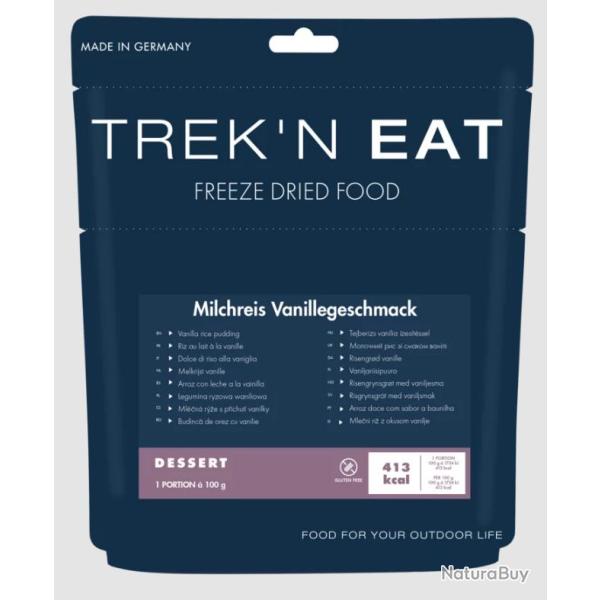 Trek'n Eat - Riz au lait � la vanille Lyophilis�