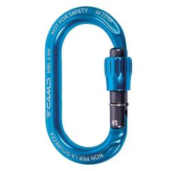 Mousqueton porte-cl&eacute;s Camp Ekto Lock &agrave; vis bleu