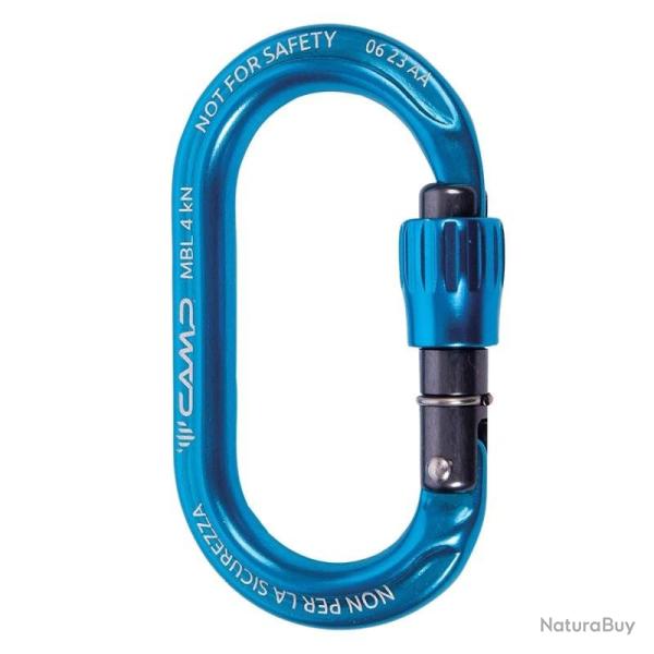 Mousqueton porte-cl�s Camp Ekto Lock � vis bleu
