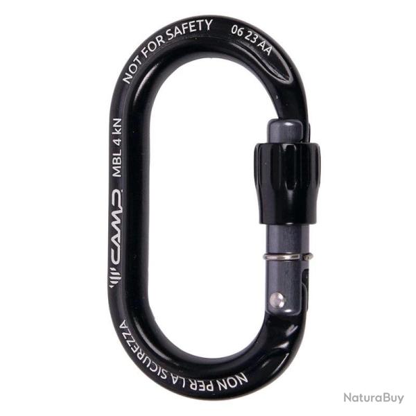 Mousqueton porte-cl�s Camp Ekto Lock � vis noir