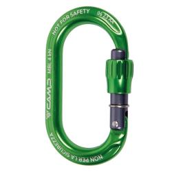 Mousqueton porte-cl&eacute;s Camp Ekto Lock &agrave; vis vert