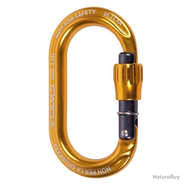 Mousqueton porte-cl�s Camp Ekto Lock � vis jaune