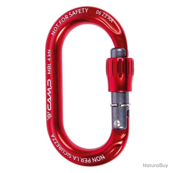 Mousqueton porte-cl�s Camp Ekto Lock � vis rouge