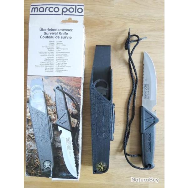 * Couteau de survie "Marco Polo" ann�es 80 *