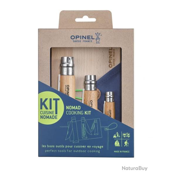 Opinel Kit Cuisine Nomade avec N�10 Tire-Bouchon D�capsuleur  Pic Nic 3 Pi�ces