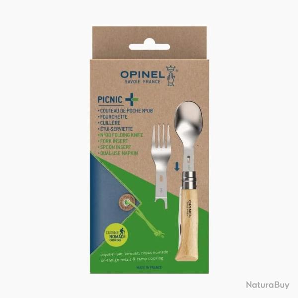 Opinel picnic + Set complet Couteau - cuill�re - fourchette