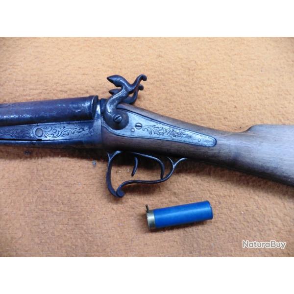 Fusil de chasse Type Lefaucheux � broche calibre 16