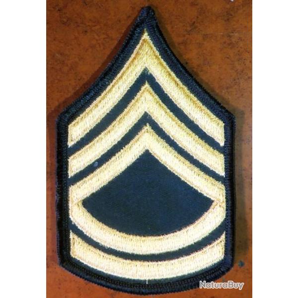 USA 1 authentique patch Grade E7 " SERGEANT 1�CLASS " pour collection Ne pas porter