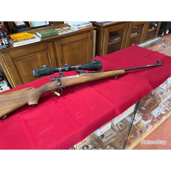 CARABINE MAUSER K98 CALIBRE 7x64+LUNETTE 4-12X56 SUR MONTAGE PIVOT