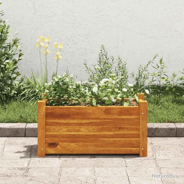 Lit sur�lev� de jardin Bois d'acacia 50x25x25 cm