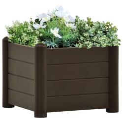 Lit sur&eacute;lev&eacute; de jardin PP Moka 43x43x35 cm alsavelo