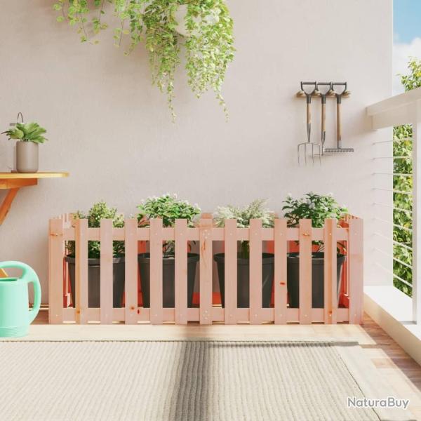 Lit sur�lev� de jardin design de cl�ture bois douglas massif