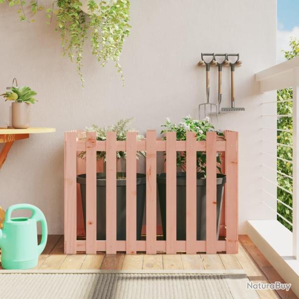 Lit sur�lev� de jardin design de cl�ture bois douglas massif alsavelo