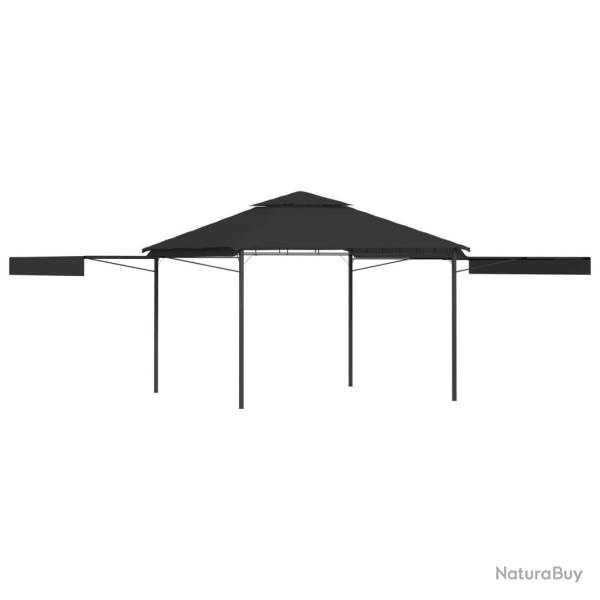 Belv�d�re et double toits �tentus 3x3x2,75 m Anthracite 180g/m� alsavelo