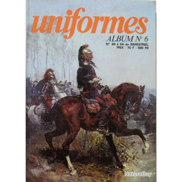 Album Uniformes No 6 avec couverture illustre : revues No 49  54