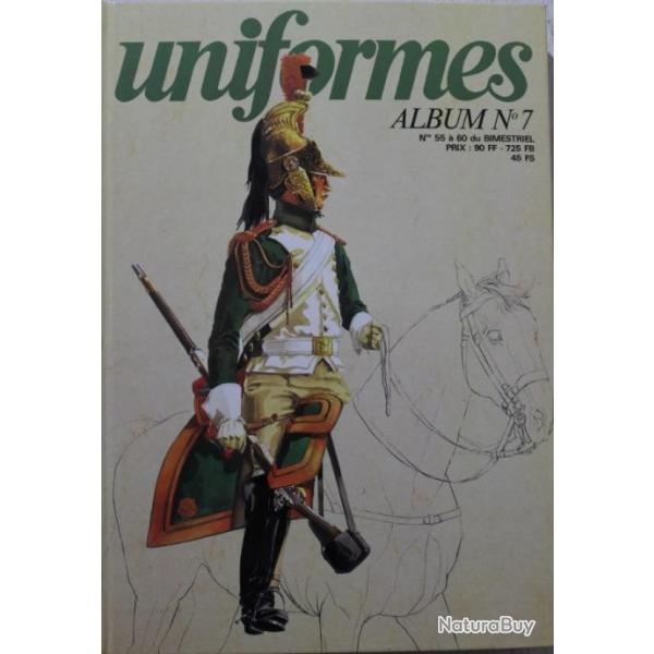 Album Uniformes No 7 avec couverture illustre : revues No 55  60
