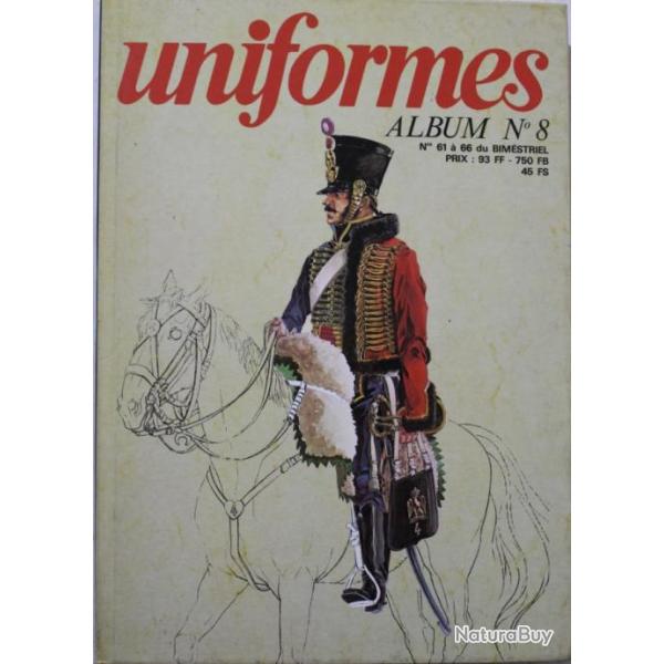 Album Uniformes No 8 avec couverture illustre : revues No 61  66