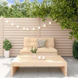 Salon de jardin 2 pcs bois de pin massif alsavelo