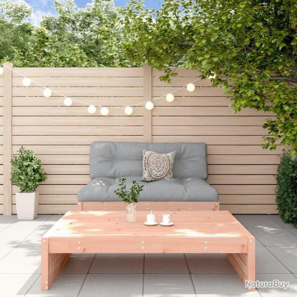 Salon de jardin 2 pcs avec coussins bois massif douglas alsavelo