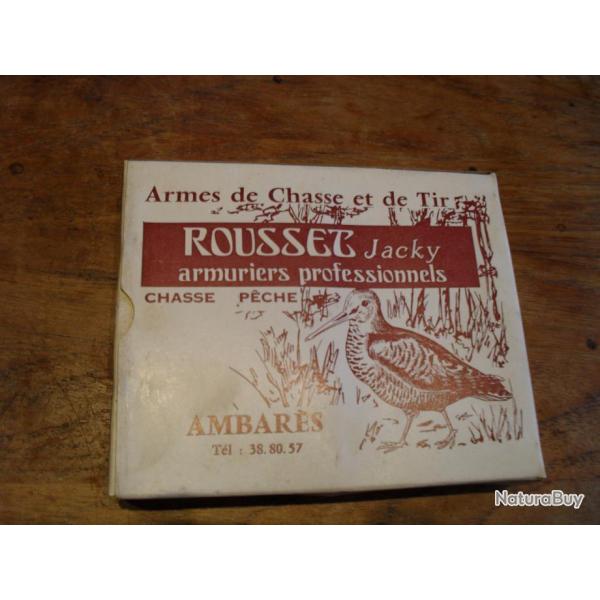 Cartouches calibre 12 Rousset Jacky. N1