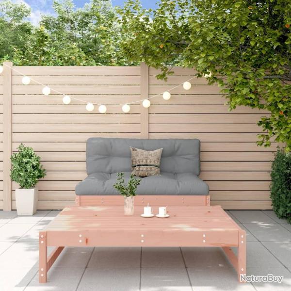 Salon de jardin 2 pcs avec coussins bois massif douglas alsavelo
