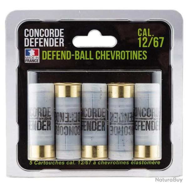 Cartouches Concorde Defender Defend-Ball chevrotines �lastom�re - 12/67