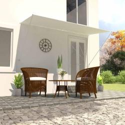 Auvent r&eacute;tractable 300x150 cm Cr&egrave;me