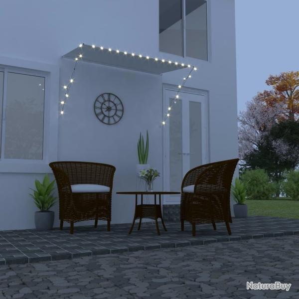 Auvent r�tractable avec LED 250x150 cm Cr�me alsavelo