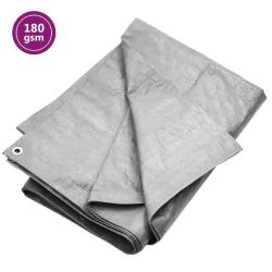 B&acirc;che 180 g/m&sup2; 4x8 m Gris PEHD