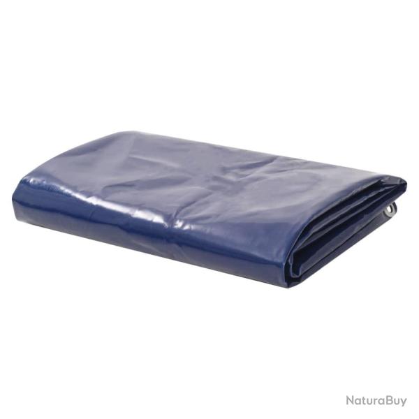 B�che 650 g / m� 4 x 4 m Bleu