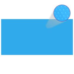 B&acirc;che de piscine rectangulaire 732 x 366 cm PE Bleu