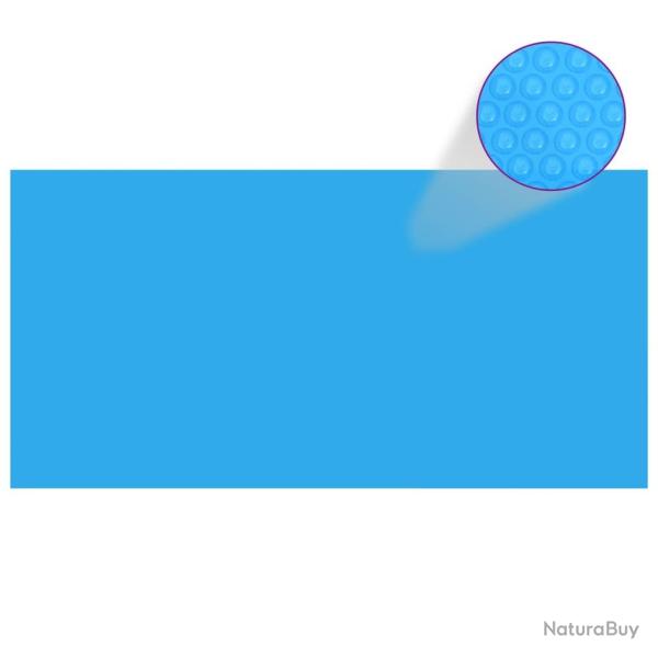 B�che de piscine rectangulaire 732 x 366 cm PE Bleu