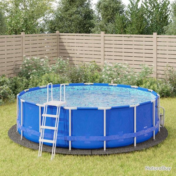 B�che de piscine gris clair �458 cm g�otextile polyester