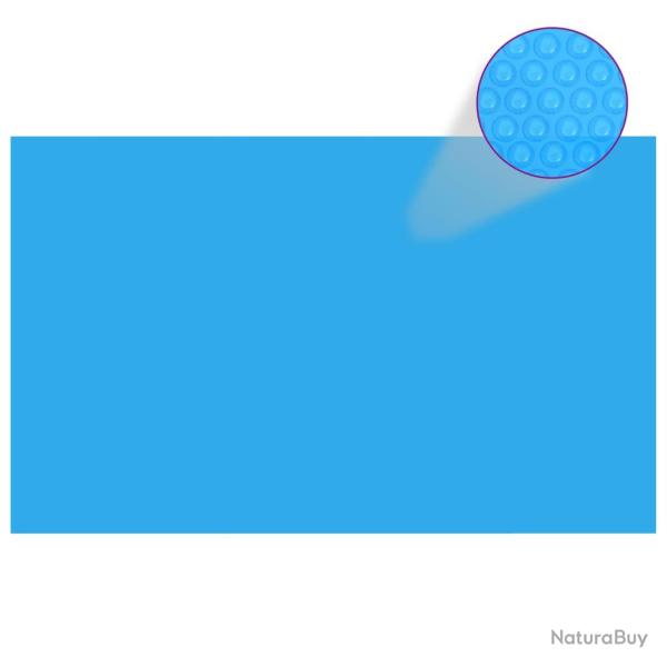 B�che de piscine rectangulaire 260 x 160 cm PE Bleu