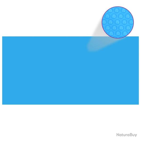 B�che de piscine rectangulaire 549 x 274 cm PE Bleu