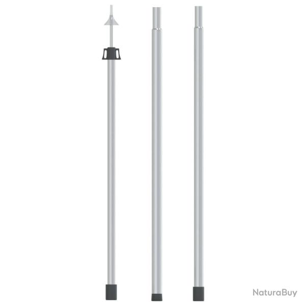 M�t de b�che t�lescopique avec longueur de 102-260 cm Aluminium