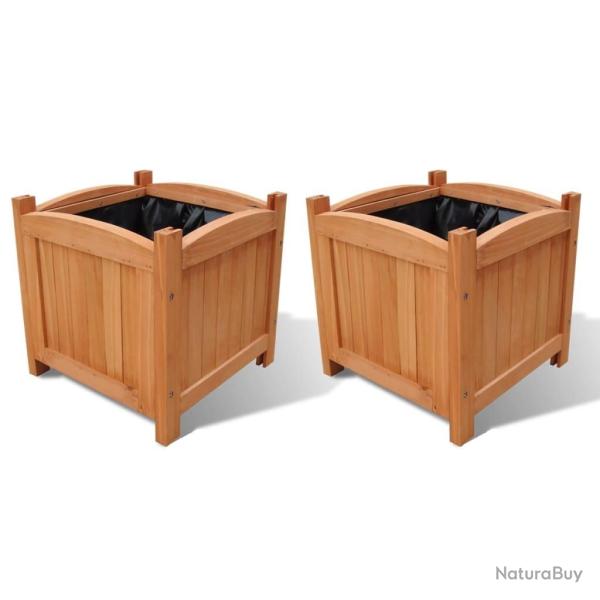 2 lits sur�lev�s Bois 30x30x30 cm