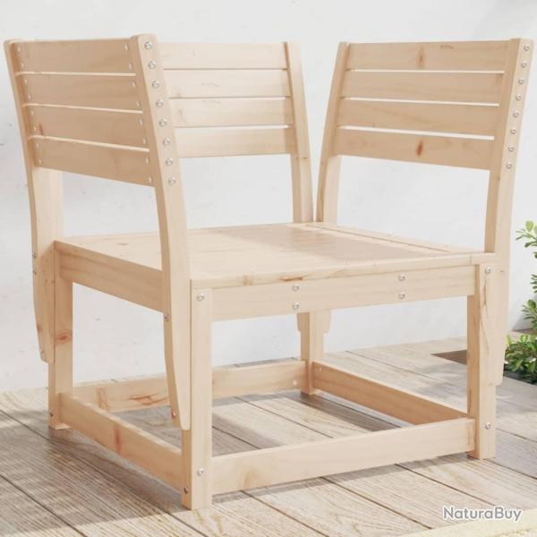 Chaises de jardin bois massif de pin alsavelo