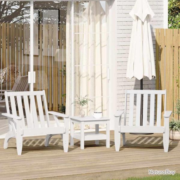 Chaises de jardin adirondack lot de 2 75x77x77 cm alsavelo